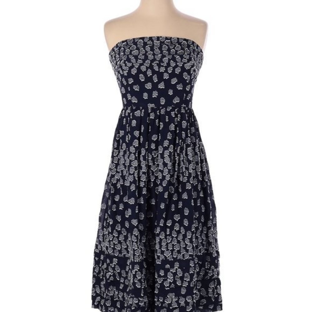 Jcrew Casual blue dress